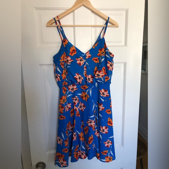 CeCe Blue Lotus floral tank dress - Picture 4 of 5